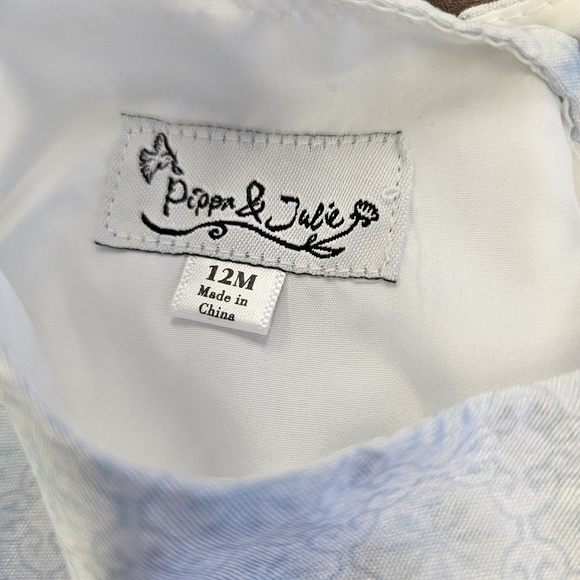 Beautiful Sz 12m Paris Dress by Pippa & Julie - Picture 3 of 4